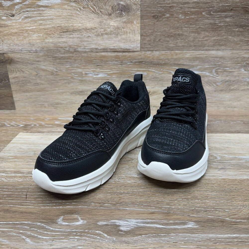 XPACS Black Heather Supportive Sneaker Women's Size 8